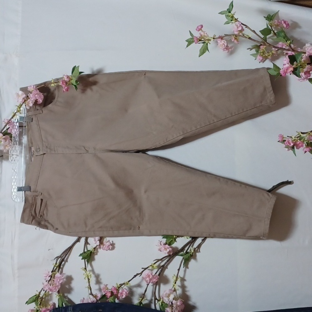 Just My Size womens jeans size 24 in a beautiful tan denim